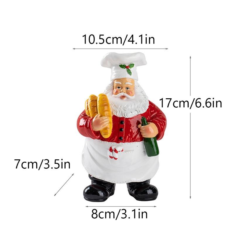 New Santa tabletop Christmas ornaments ornaments Home dining table Christmas resin crafts