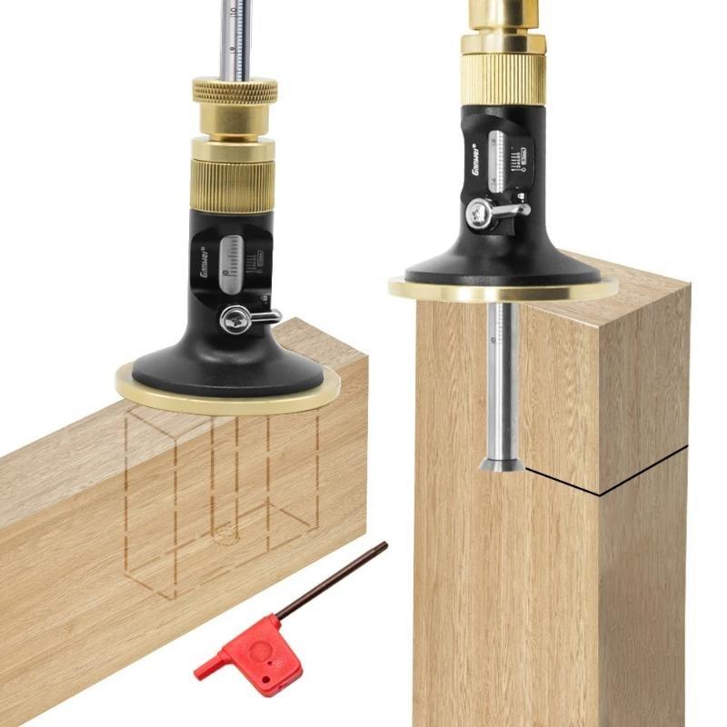 Dřevoobrábění v evropském stylu Scriber Vysoce přesné nástroje na rýhování čepelí Tesařství Kresba paralelních čar Dlabací měřidlo