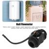 Black Hall Flowmeter Plastic Flow Meter Sensor Flow Measuring Device  Water Heater Equipment