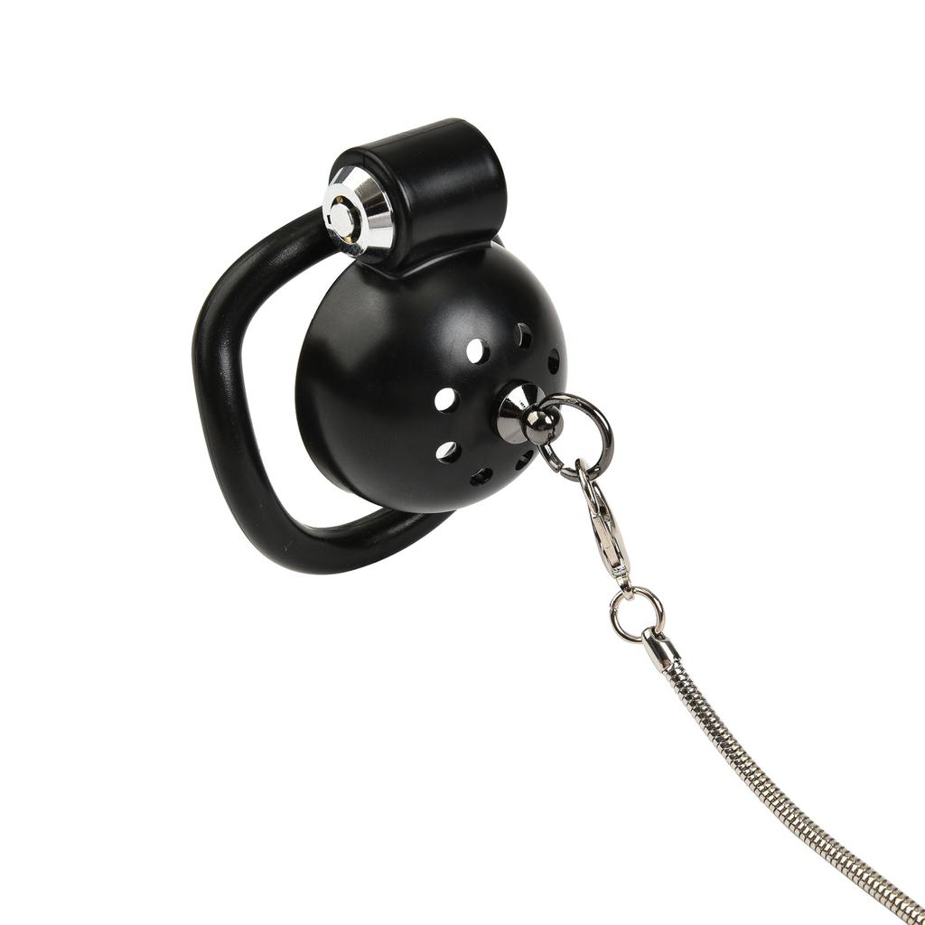 Men's Abs Bird Cage Chastity Lock with Traction Rope SM Ring Dog Slave Binding Training Adult Alternative Sex Toys