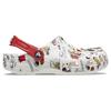 Crocs Peanuts x Classic Clog Allover Print Unisex Sneakers White Multi 208629-94S