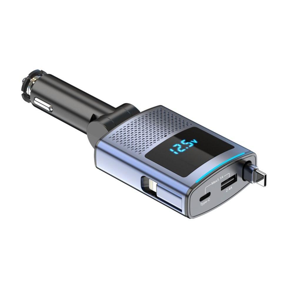 PD65W Mini Car Charger LED Display Fast Charging Universal Car Phone Charger Suv