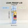 1PC Cartoon Cat Girl Fashion Print 750ml Color Plastic Sports Water Bottle Leakproof Flip Straw Lid Suitable for Sports Office Home Use