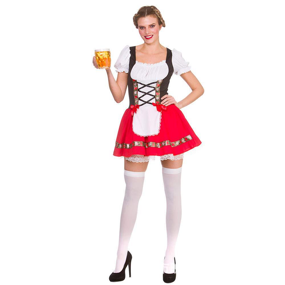 Women's Matte Bow Over-the-Knee Bavarian Festival Socks