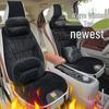 Deusa Bonita Estilo Coreano Inverno Almofada de Assento de Carro - Algodão Penugento, Grosso e Quente