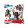 The Little Mole & Friends Pillow Cover Polyester Pillow Case Cushion Cover Funny Design Pillowcases For Living Room Chair
