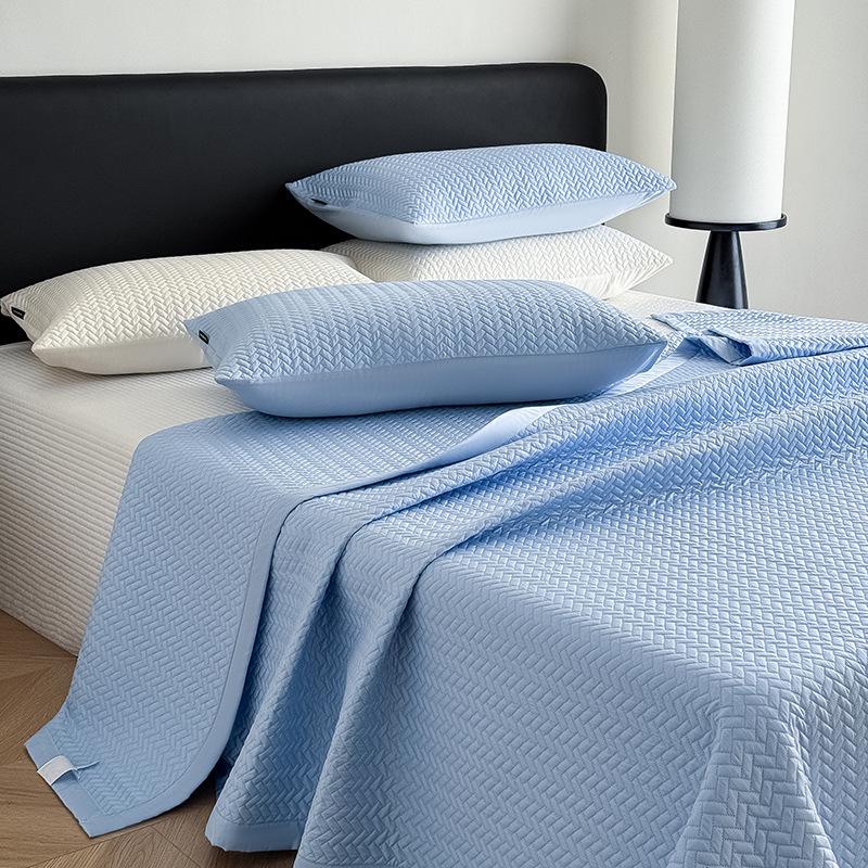 Summer Tencel Quilted Bedspread: Soft, Cool, High-End Lyocell Fiber Bedding Set