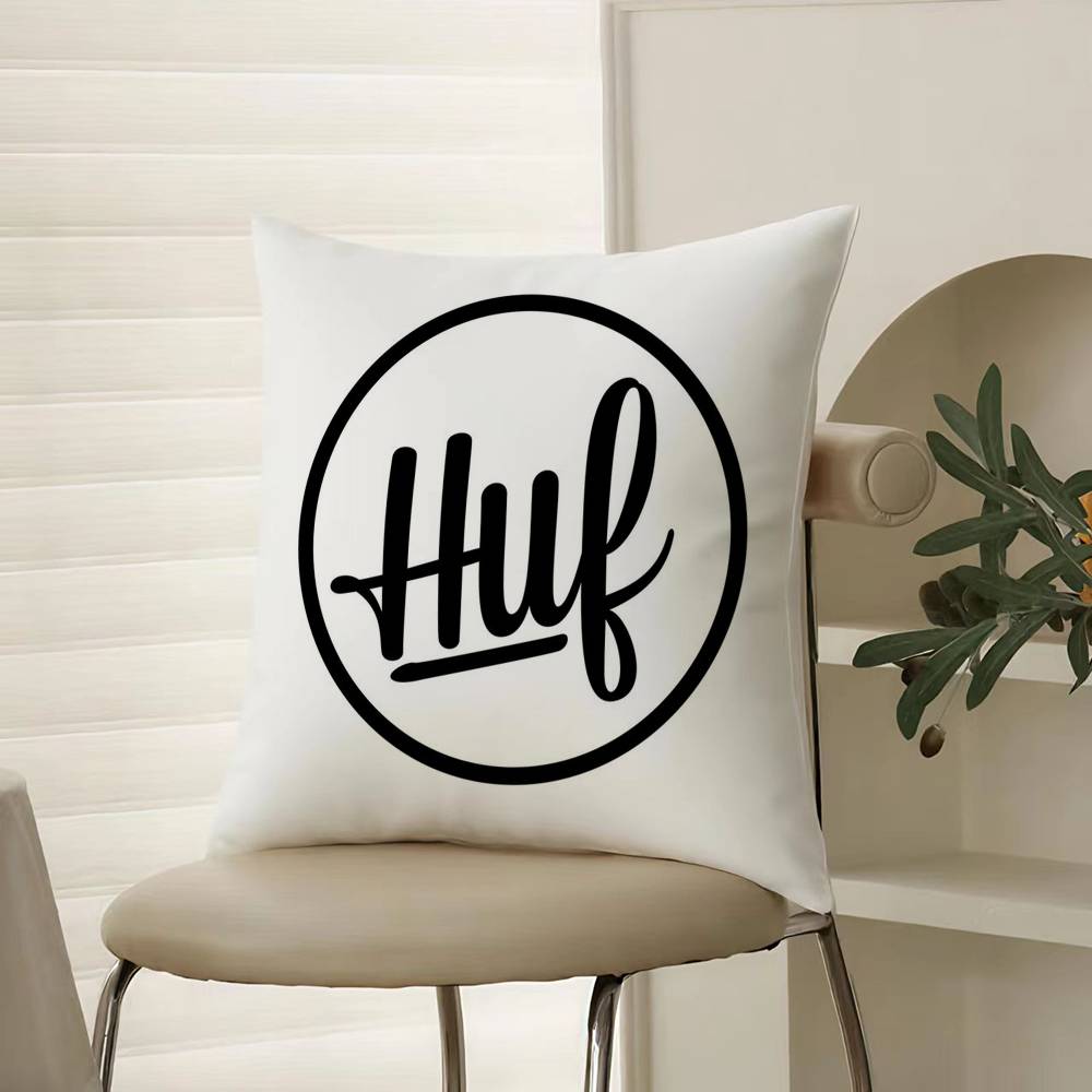 H-Huf Fashion Pillow Case Comfort Sofa Bed Silky elegant Invisible zipper Decorative cushion cover