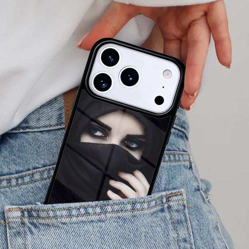 

Арабская женщина в никабе Лицо чехол для iPhone 16e 15 14 13 12 17 Pro Max Plus Air 17pro Чехол Coque iPhone 16 Pro