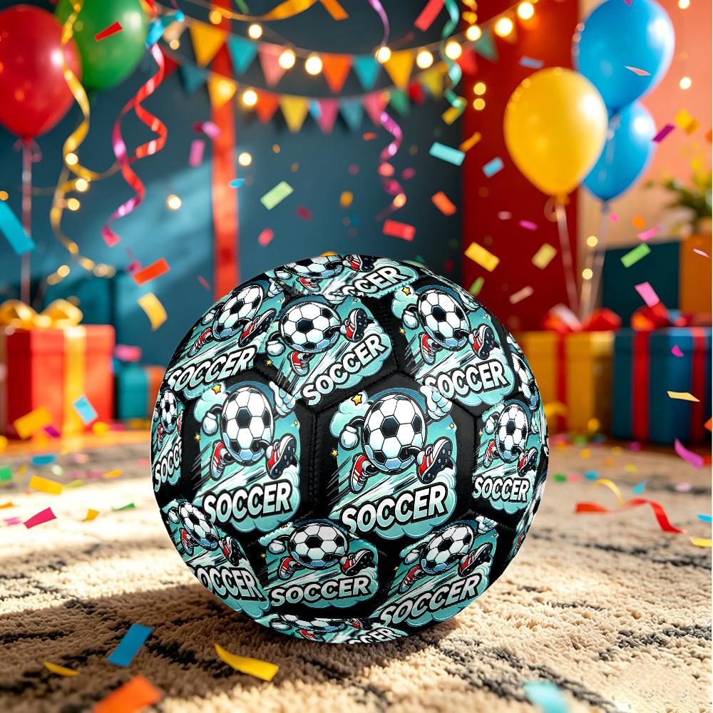 1pc Soccer Ball Adventure Size 5 Soccer Ball Professional Match Training Football Indoor &Outdoor Sports Ball Lightweight Durable c6574