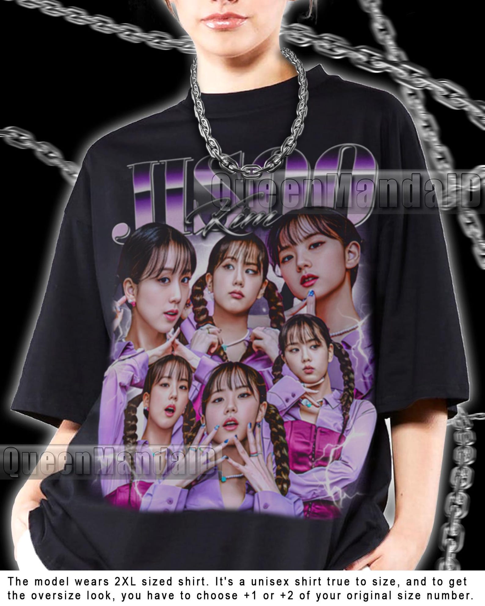 Kpop Shirt Kpop Girl Band Vintage T-Shirt, 90s Retro Fan Tee PK231 4XL