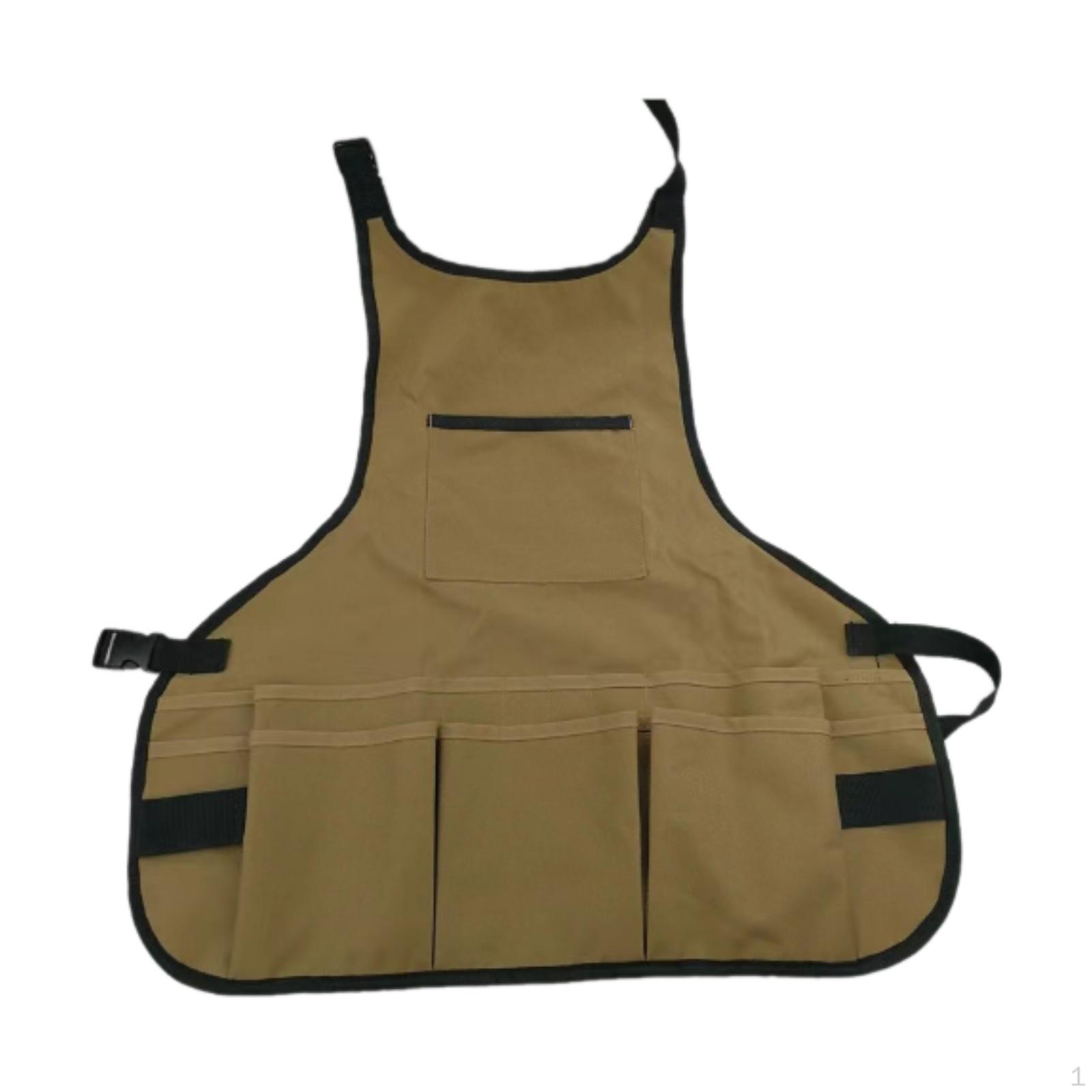 

Фартук для сада с карманами, прочный, рабочий фартук, для мужчин и женщин, садоводов