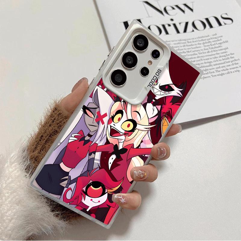 

Hazbin Hotel Anime Soft Phone Case for Samsung Galaxy S24 S25 FE S26 Edge S23 Ultra S22 Plus S21 + Shockproof Cover Back Shell Samsung S26 Plus