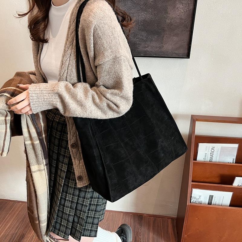 Geantă Tote Casual la Modă Nouă Capacitate Mare de Umăr Versatilă Geantă de Damă