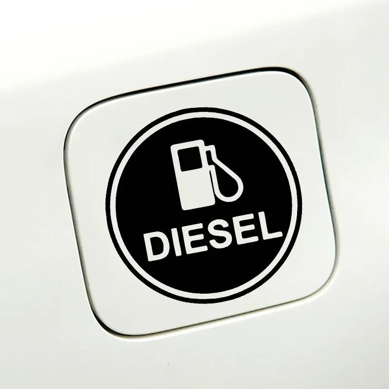14x14cm Diesel Gas Cap Sticker, PVC Vinyl Car Tuning Decal, Universal Decor for Auto, Motorcycle, Laptop & Wall