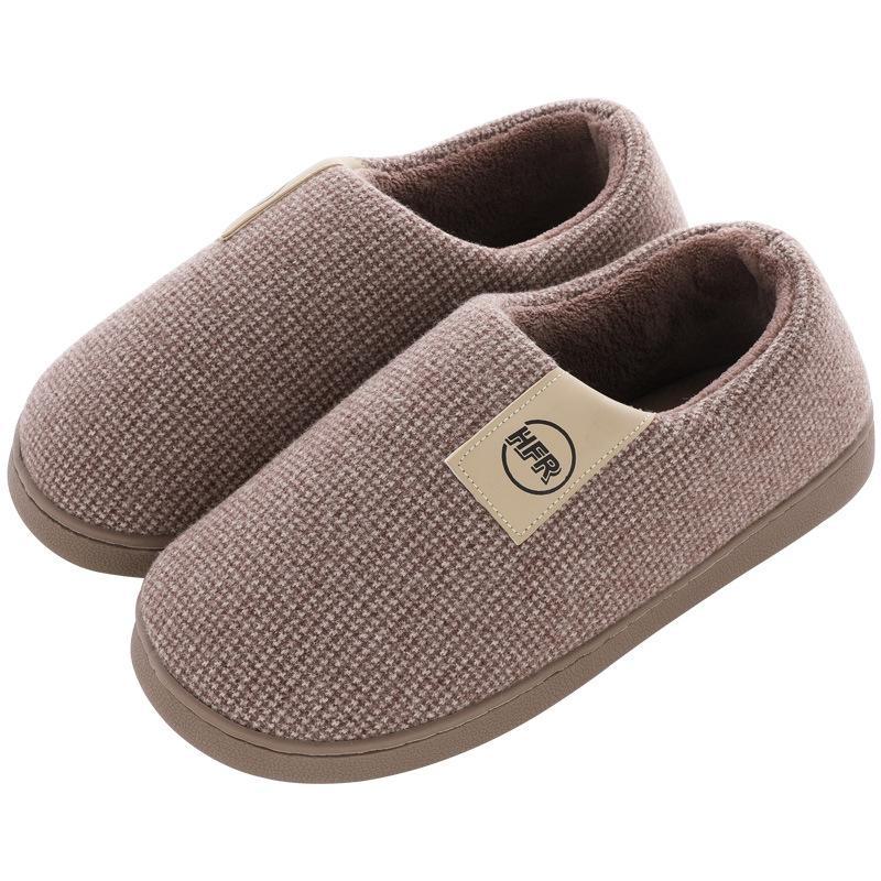 Winter 2024 Home Anti-Slip Warm Cotton Slippers for Men & Women