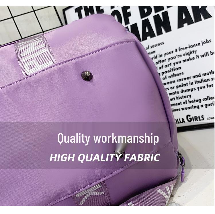 Pink Sports Bag: Wet/Dry Separation, Handheld/Crossbody, Large Capacity Travel Storage, Fitness Luggage