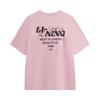 Li-Ning Round Neck Letter Pattern Printed Couple T-Shirt Unisex Tops ATSW371-4