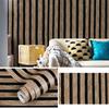 Wood Stripe 45cm Background Wall Self-adhesive Wallpaper Desk Cabinet Furniture Renovation PVC Waterproof Sticker