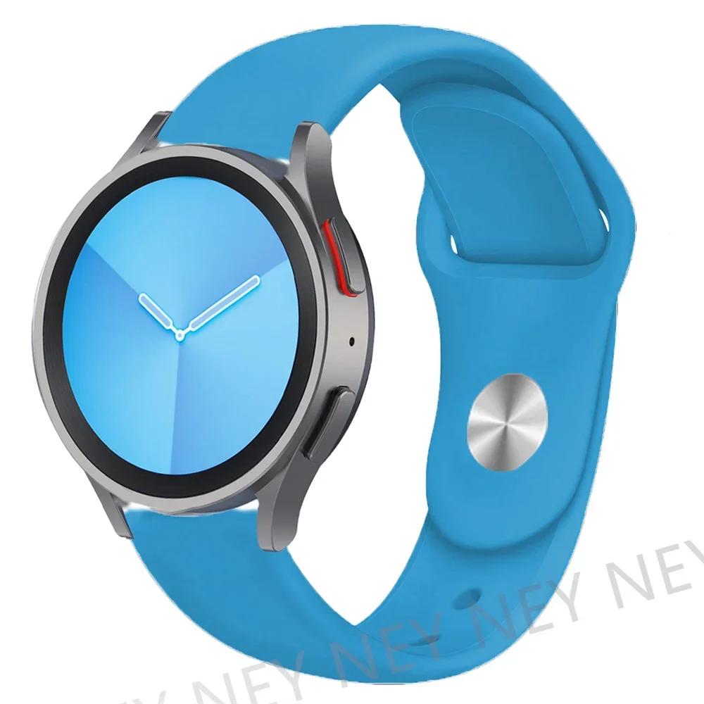 Silicone Strap For Samsung Galaxy Watch 6/5/5 pro/4/Classic/Active 2/Gear S3 20mm 22mm Sport Bracelet Huawei GT 2/e/3/4 Pro Band