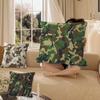 Military Camo Pillow Covers Cartoon Sofa Decorative Home Double-sided Printing Short Plush Cute Cushion Cover