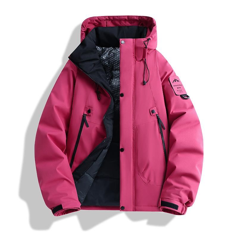 Outdoor Work Clothes Jacket Men and Women Outdoor Three-in-one Removable Jacket Mountaineering Suit Men Casual Couple Jacket