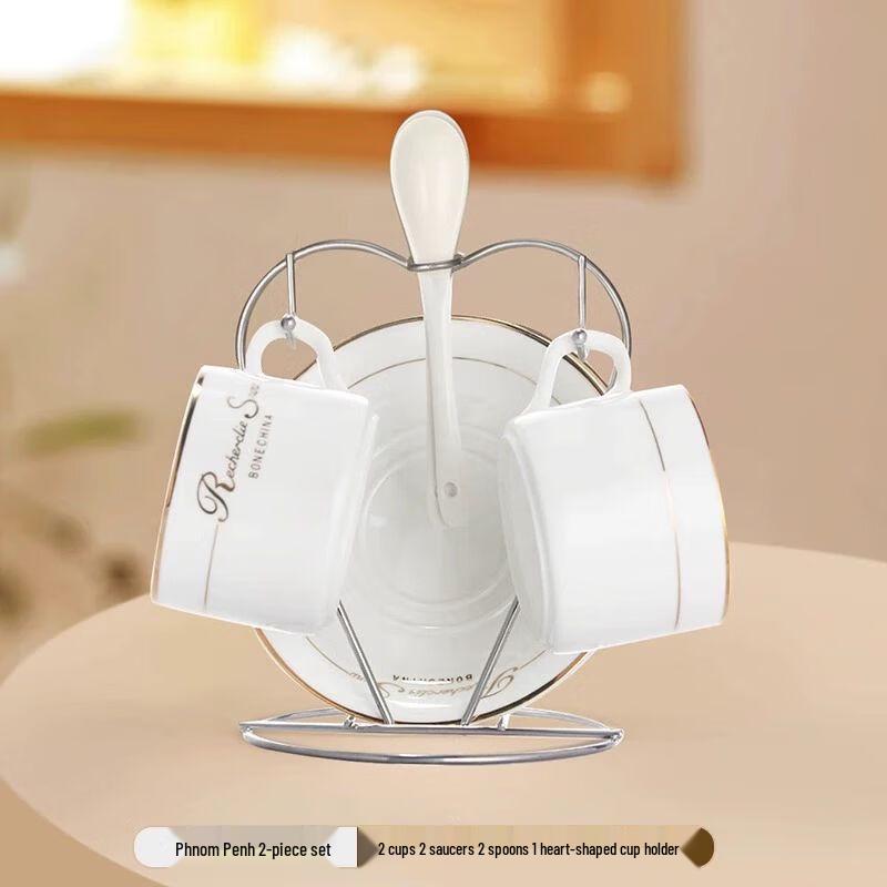 TXRMDX European Style Ceramic Coffee Cup Set