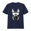 Gravity Trading Mens Cool DJ Cat Solar Color Changing T Shirt Sun vintage Washed Slightly designer clothes Versatile Unisex