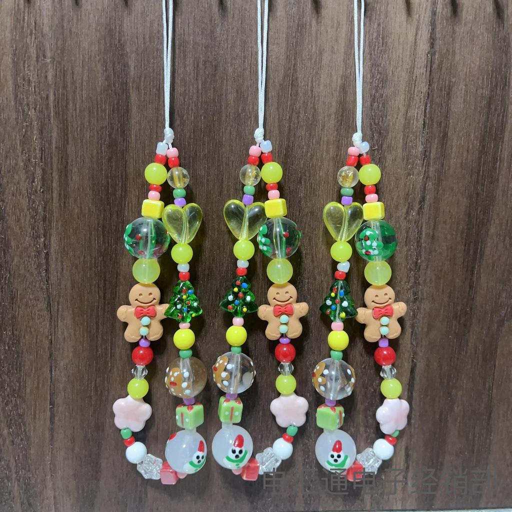 Christmas Gingerbread Man Phone Case Charm & Camera Lanyard