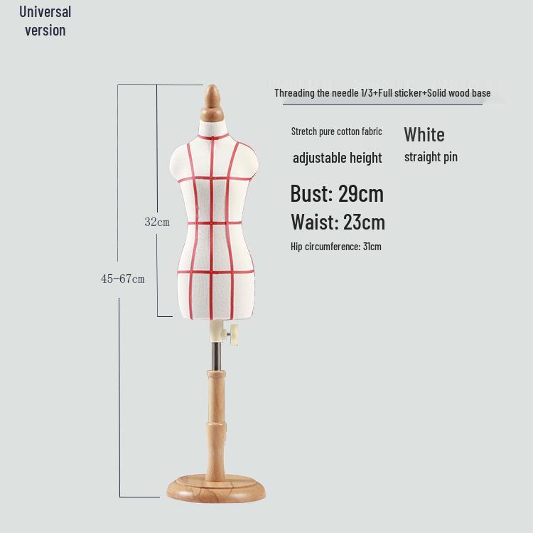 Mini Female Draping Mannequin for Student Tailoring