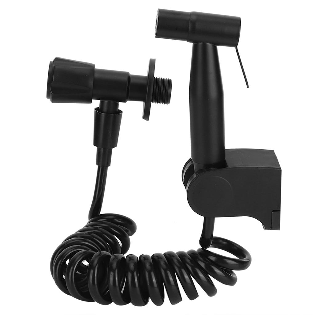 G1/2 Edelstahl Gewinde Bidet Sprayer Set für Badezimmer Toilette Schwarz B Stil