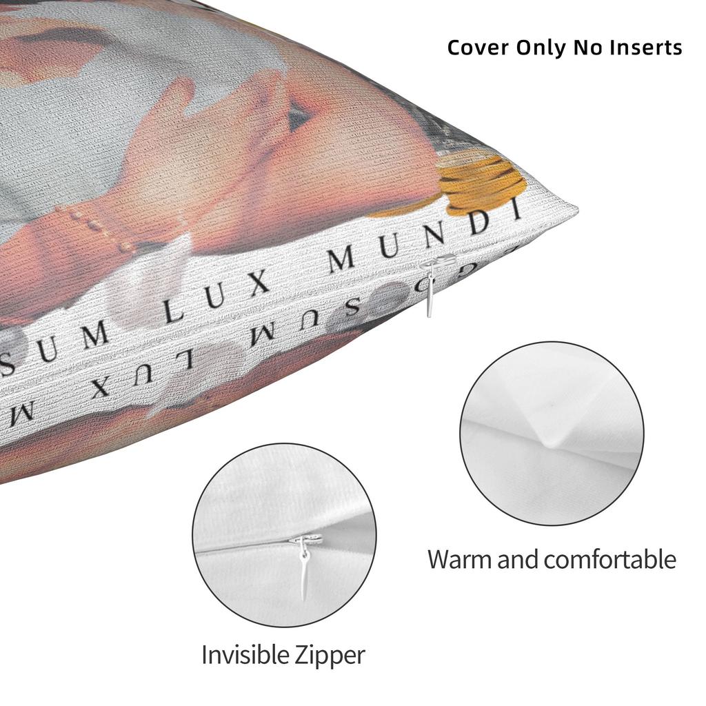 LUX Rosalia Spain sing Concert Pillow Cover Stuff Printed Cushion Cover Decorations Pillow Case Cover Living Room Multi-Size