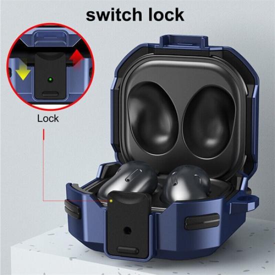 For Samsung Galaxy Buds 2/ Buds Pro/ Buds Live Shockproof Case Cover + Keychain