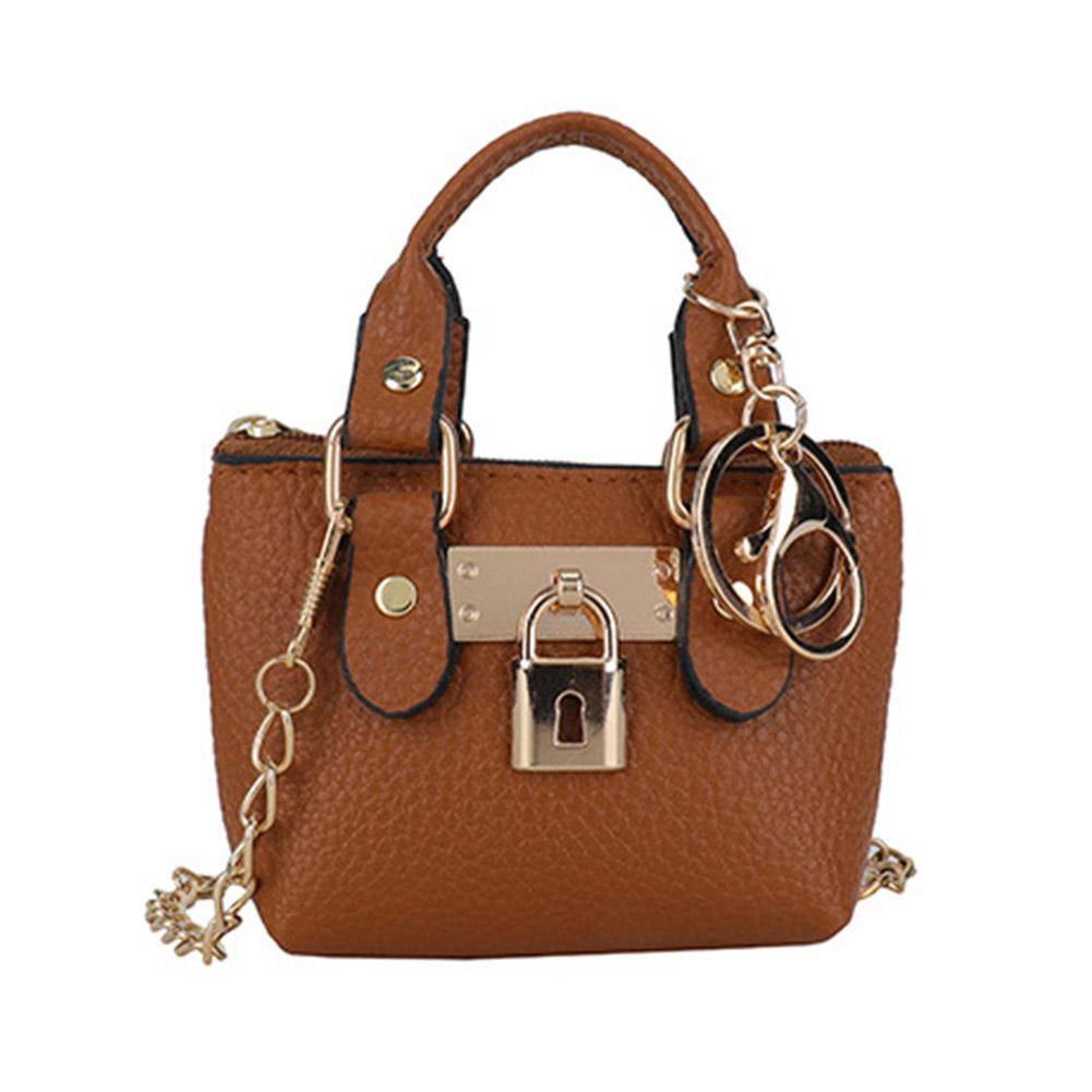 

Trendy Square Bag For Women Lock Design Versatile Single Shoulder Bag Mini Luxurious Crossbody Bag Fashion Pendant Tote Bag