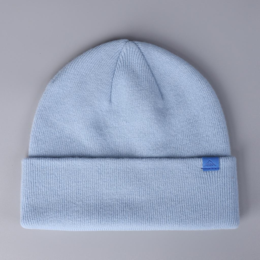Pure Wool Knitted Hat  Versatile  Casual  Outdoor  Simple Style Woolen Hat  Fashionable Solid Color Cold Hat  Trendy