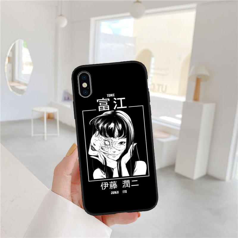 FM29 Junji Ito Tomie Soft Shell Phone Case for Redmi Note 10 11 12 Pro Max 10S 10C 10T 11A 11S 12S 12C