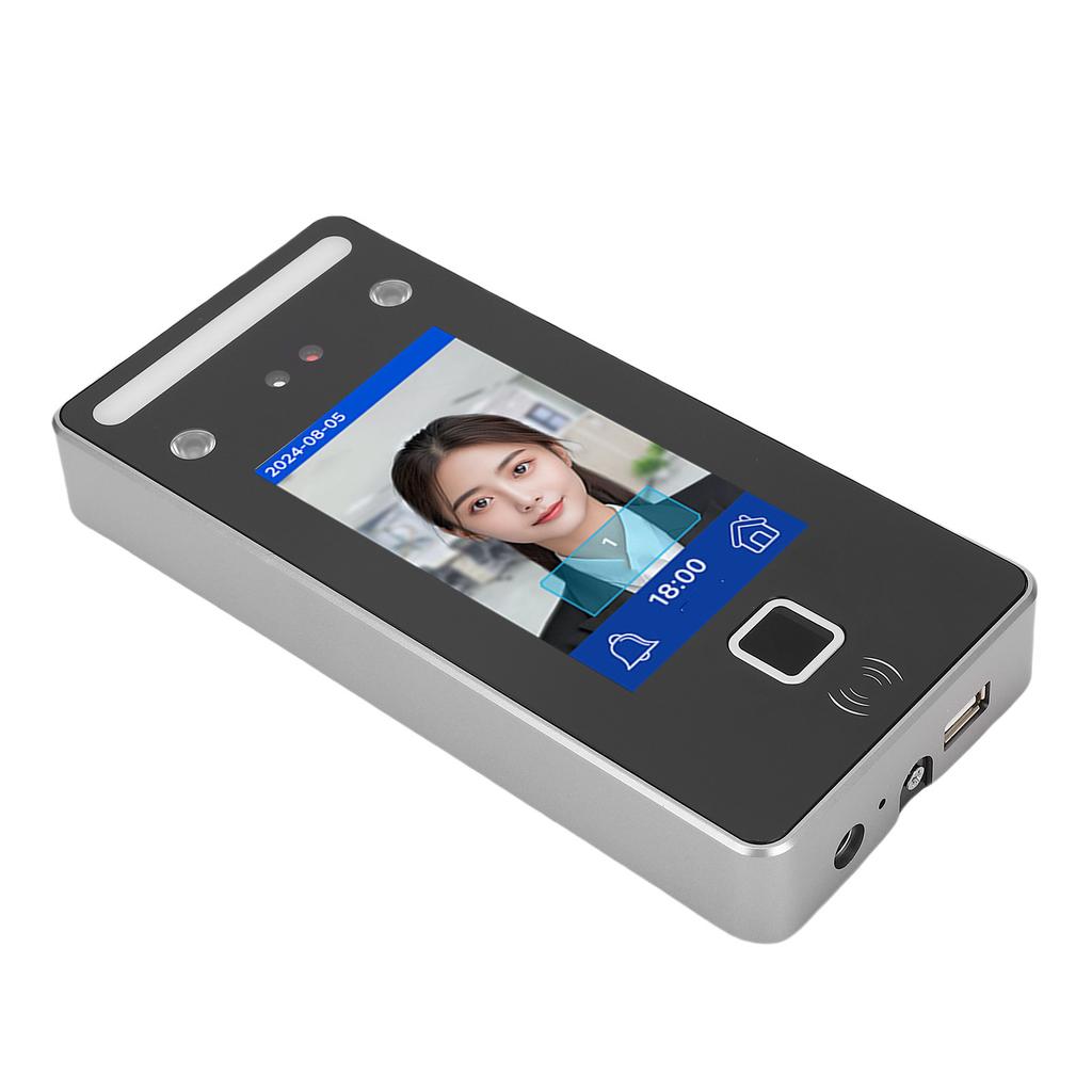 Máquina de Presença com Reconhecimento Facial Sistema Biométrico para Funcionários Cartão Facial Dinâmico de Luz Visível