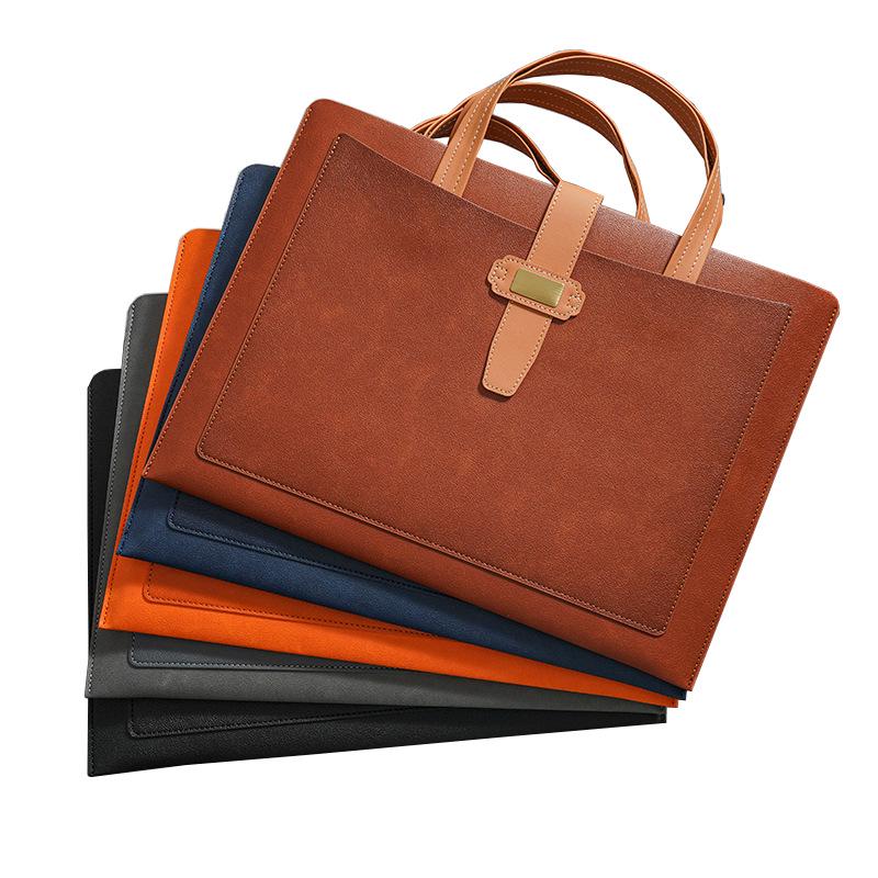Portable Large Capacity Business Document Handbag