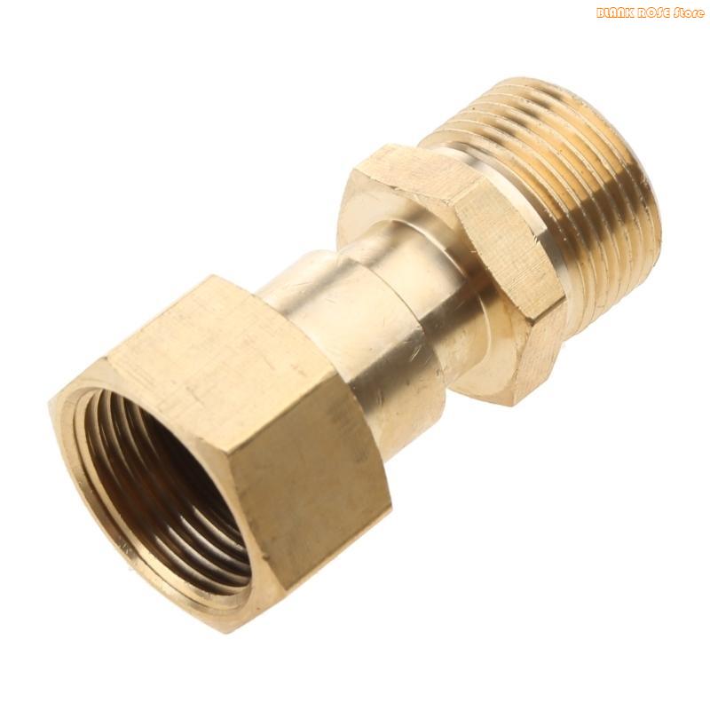K1AE Brass High Pressure Nozzle Washer Thread Joint Connector Hose for Home Garden Car Washing Lawn Irrigation