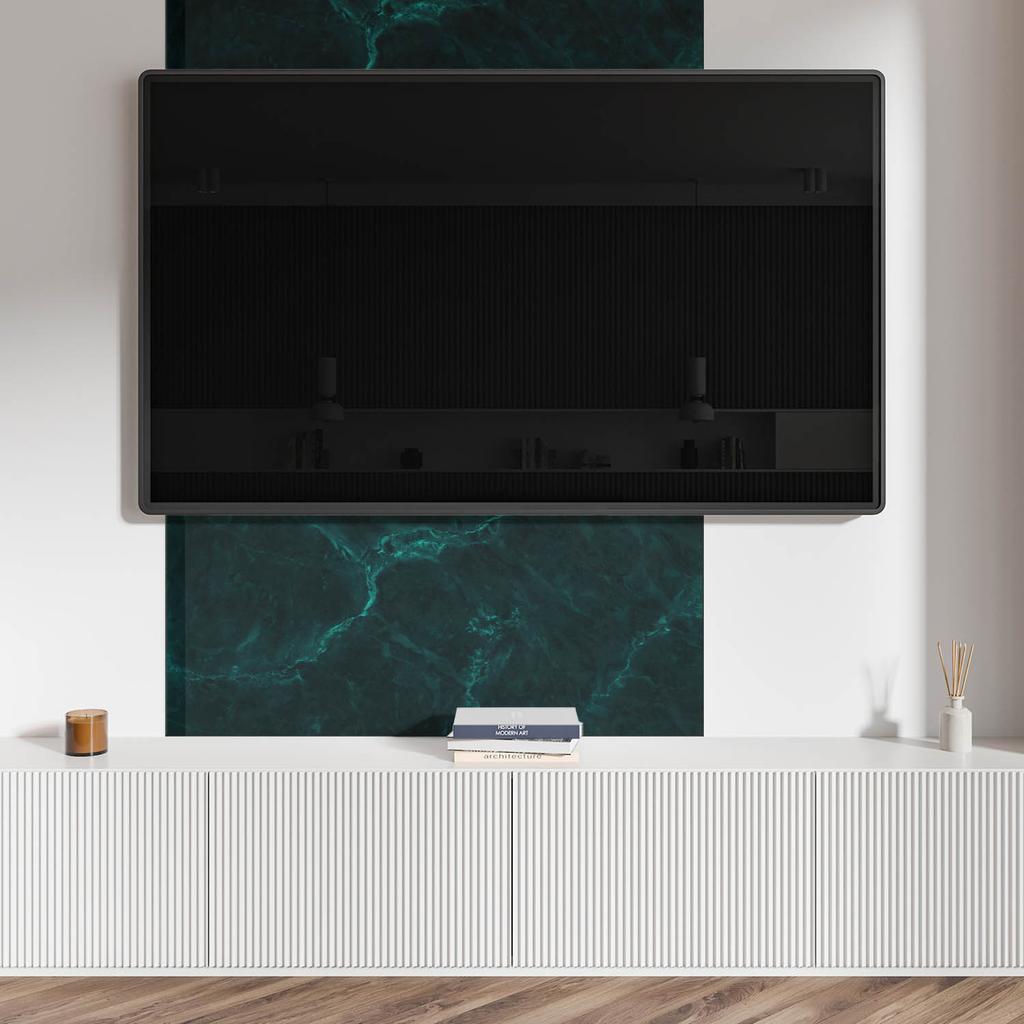 Self-adhesive patterned vinyl decor for the bedroom 100x50 cm marble pattern with veins