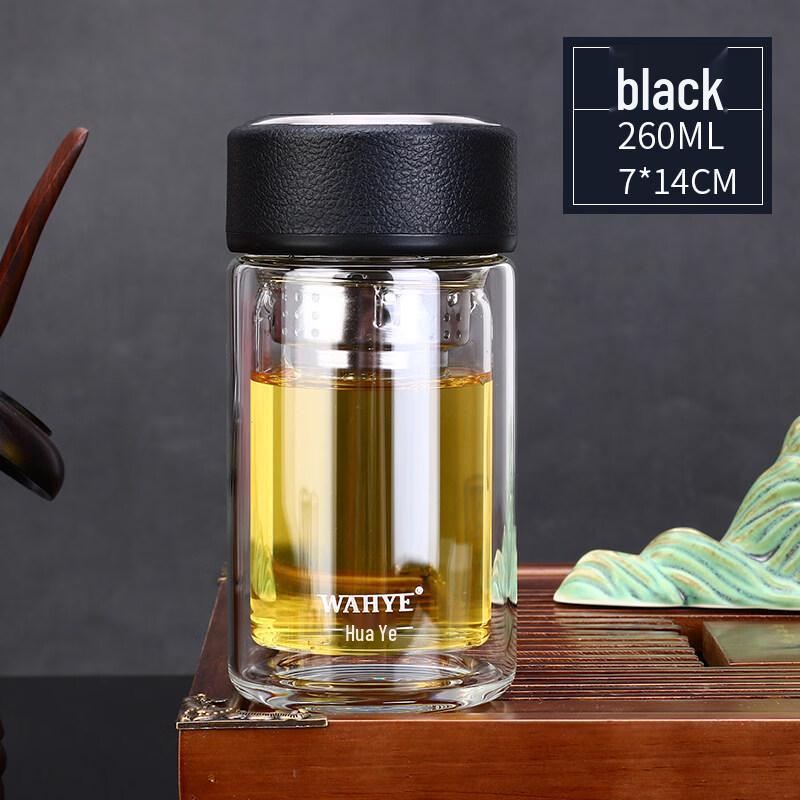 ZISIZ Double-Layer Heat-Resistant Glass Cup