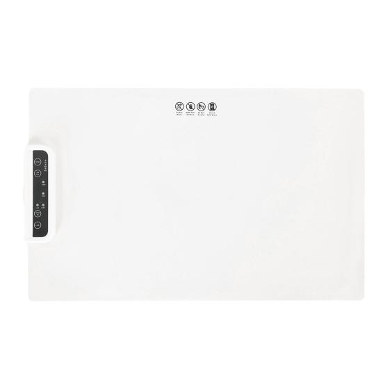 Elektrisches Warmhaltetablett mit einstellbarer Temperatur, faltbares Design, schnell erhitzendes Speisenwärmer, Tischset mit Kochplatte