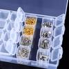 12/28/30 Girds Adjustable Plastic Storage Box With Lid For Jewelry Nail Art Diamond Painting Accessories Container Boxes