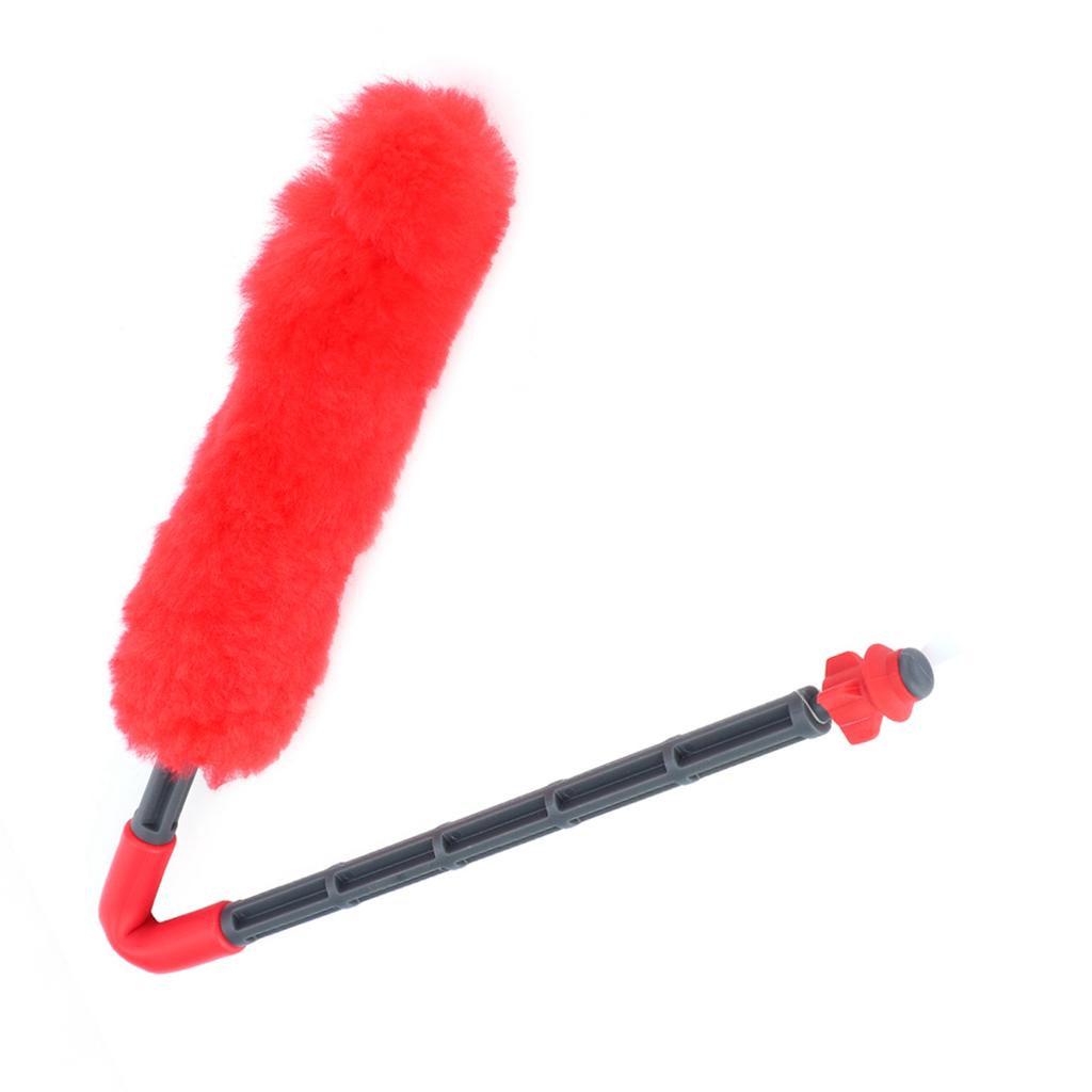 Wolle Paintball Lauf Einzelner Wischer Squeegee Puffer Reinigungszubehör (rot)