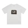 C.P.COMPANY Round-neck Casual Printed Loose Short-sleeved Shirt White 229