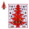 Wooden Christmas Tree Ornament DIY Assembly Kit - Large Holiday Set for Home Decor