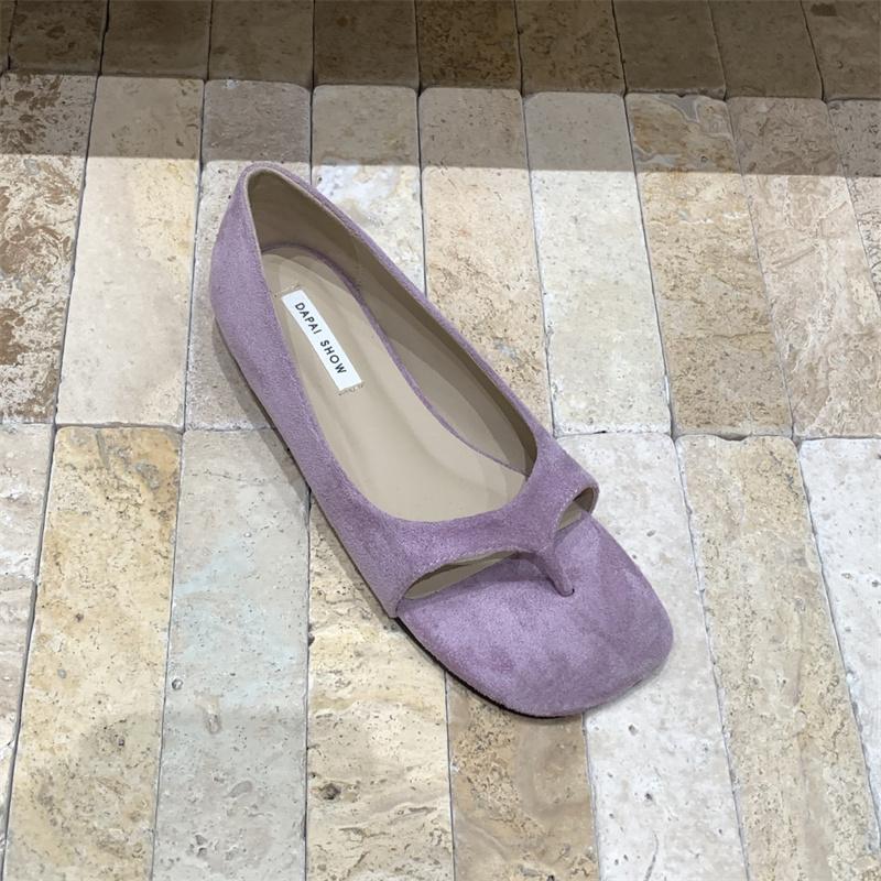 

Модные летние сандалии IPPEUM, балетки с раздельным носком для женщин, женские сандалии 225 лавандовый