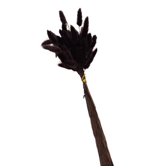 

1 комплект, букет из сушеных цветов, романтический праздник Пасхи, хвост кролика, товары для дома 30PCS чёрный