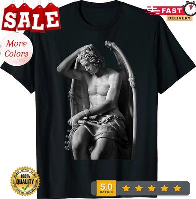NUOVA EDIZIONE LIMITATA Statua Artistica Vintage Occulta Luce di Lucifero Arte Oscura Maglietta Goth