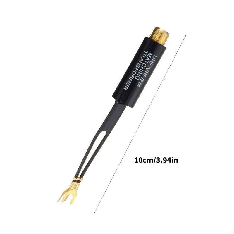 Transformation Adapter UHF Antennae Transformation Converter F Female HDTV Radio Antennae for Home Theater